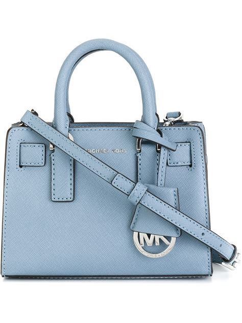 blue and cream michael kors bag|Michael Kors blue crossbody bag.